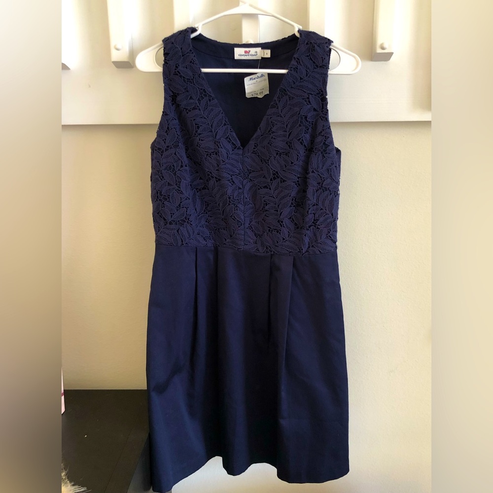 Vineyard Vines women’s dress size 4 Navy blue